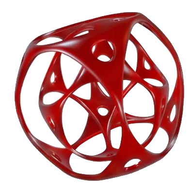 Kaleidos Sphere Red