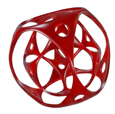 Kaleidos Sphere Red